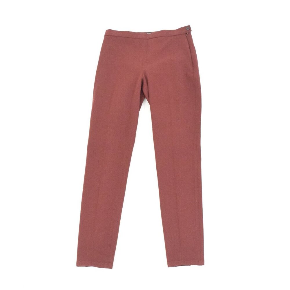 Banana Republic Burgundy Bi-Stretch Twill Ankle Pants